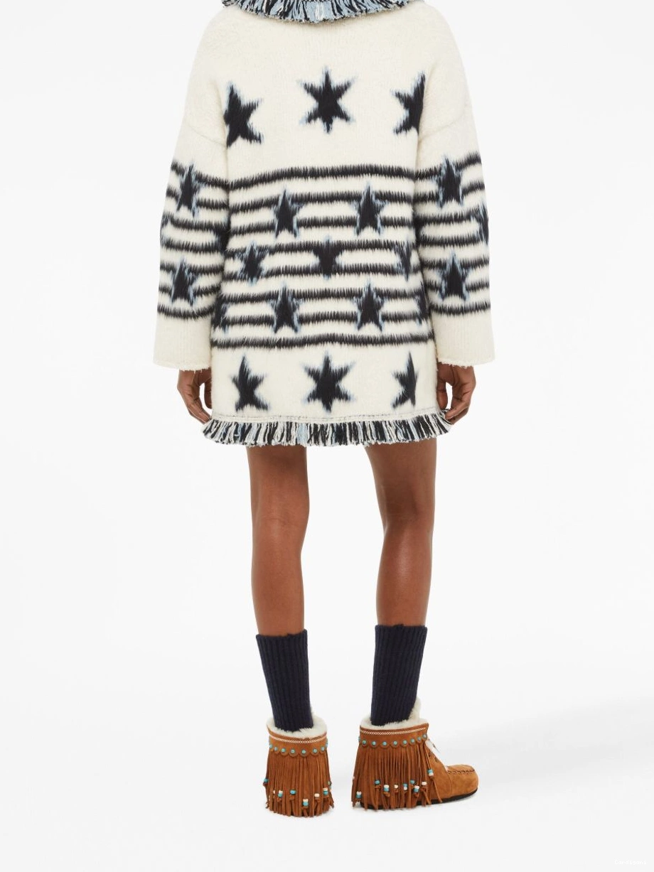 Affordable The By Stars jacquard cardigan Alanui Women 0823